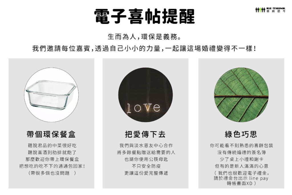 電子喜帖怎麼做？必要提醒的3件事