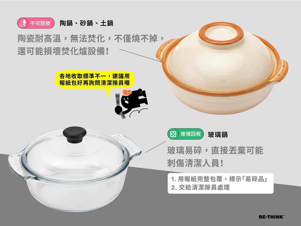 陶瓷鍋和玻璃鍋的回收
